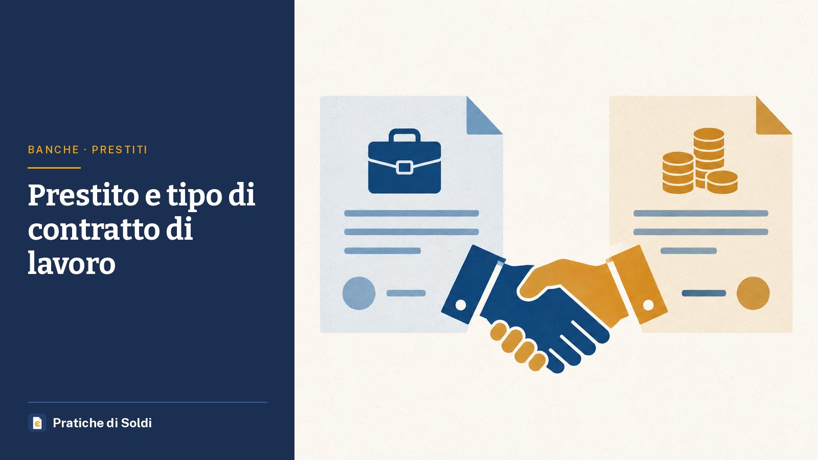 Prestito e tipo di contratto di lavoro: un contratto di lavoro e un contratto di prestito uniti da una stretta di mano